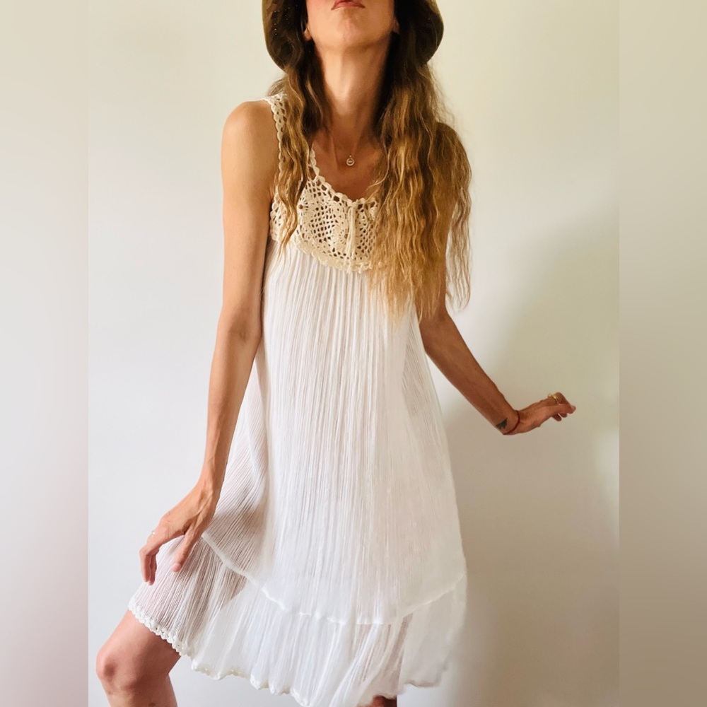 Vintage Cotton Gauze Dress